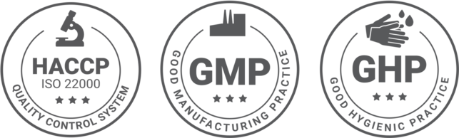 ตราสัญลักษณ์มาตรฐาน HACCP GMP และ GHP